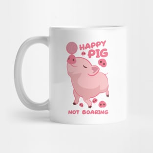 Happy Pig, Not Boaring Mug